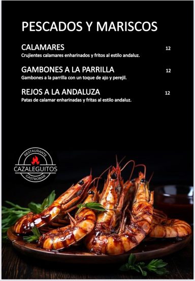 PESCADOS Y MARISCOS